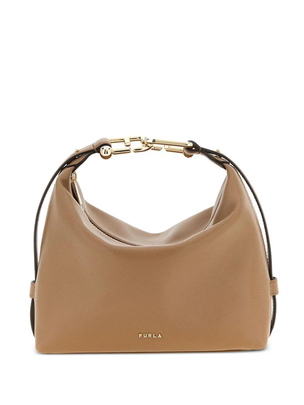 Furla Mignon metal-logo shoulder bag - Toni neutri