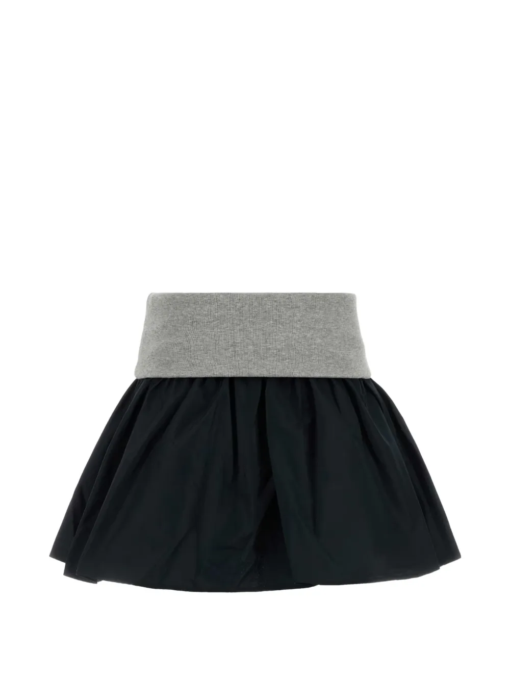  Miu Miu Contrasting-edge Skirt - Black 