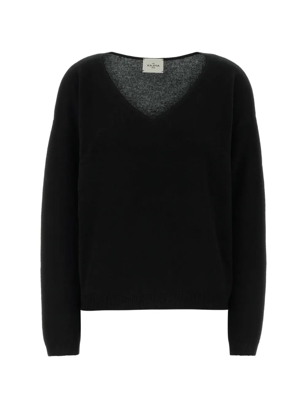 Le Kasha Tiber V-neck sweater - Nero