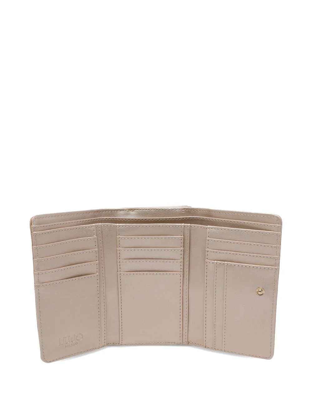  Liu Jo Logo-appliqué Wallet - Neutrals 