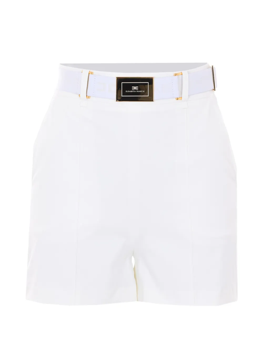 Elisabetta Franchi belted shorts - Bianco
