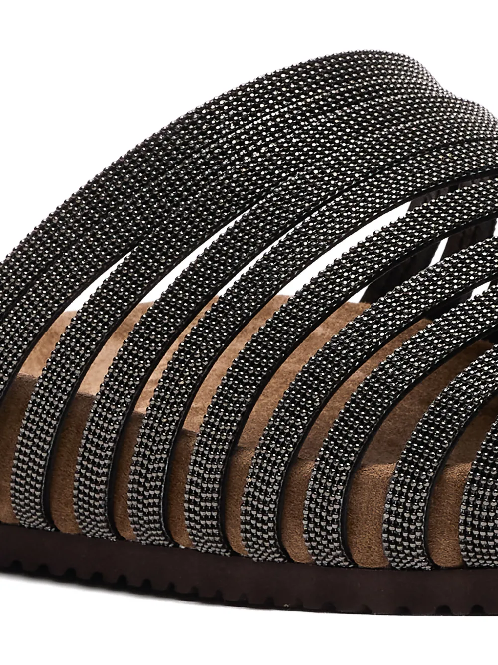 Brunello Cucinelli Sandalen verfraaid met kralen Zwart