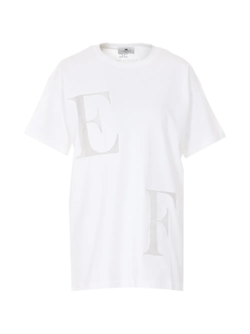 Elisabetta Franchi logo-print T-shirt - Bianco