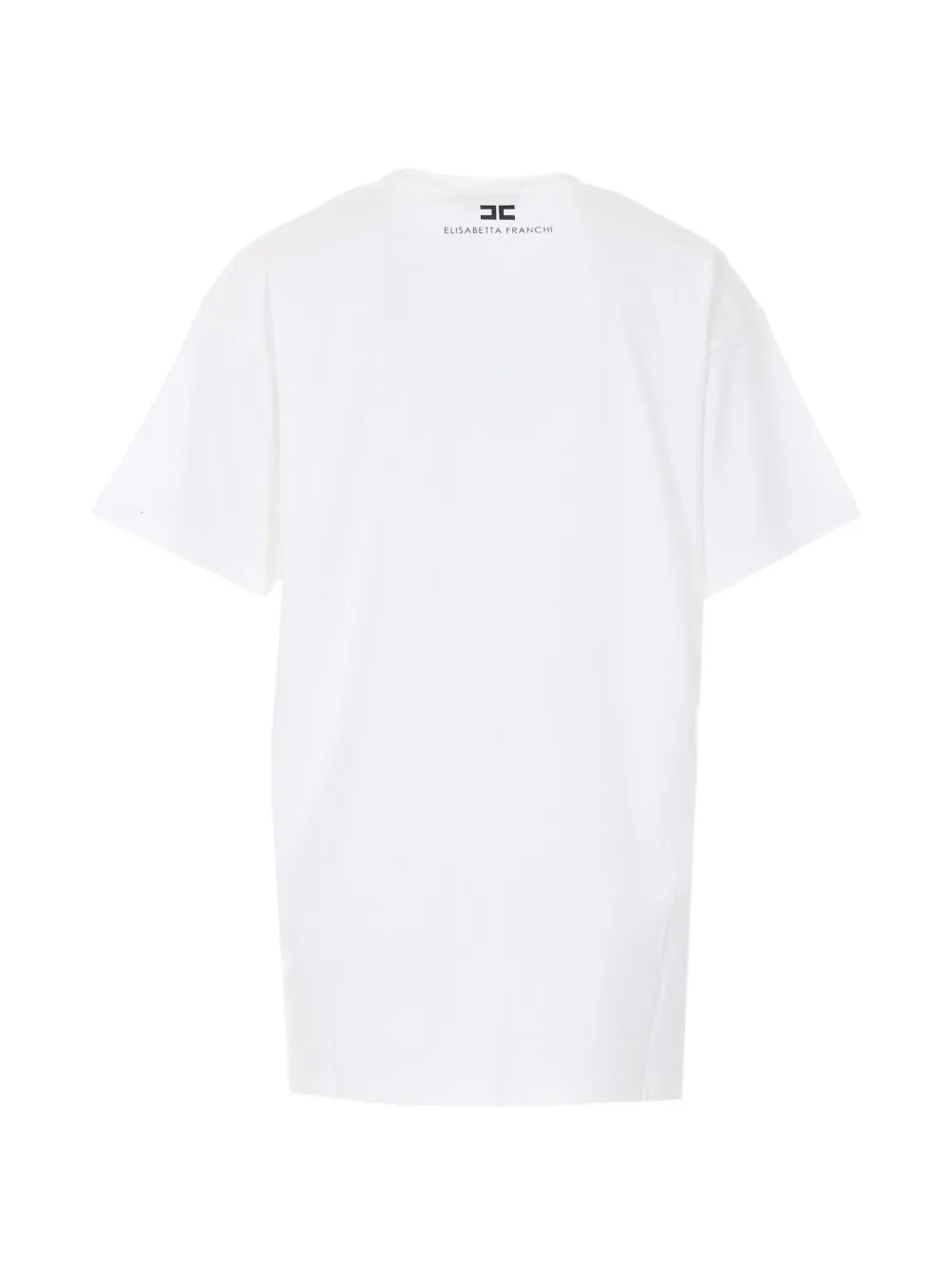 Elisabetta Franchi T-shirt met logoprint Wit