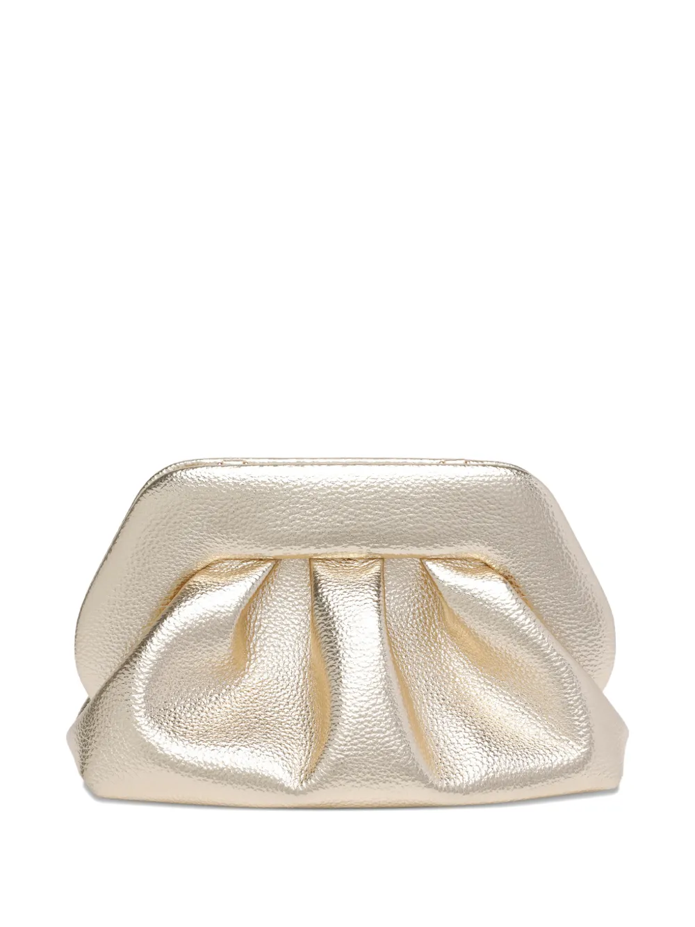 Themoirè Bios medium clutch Goud