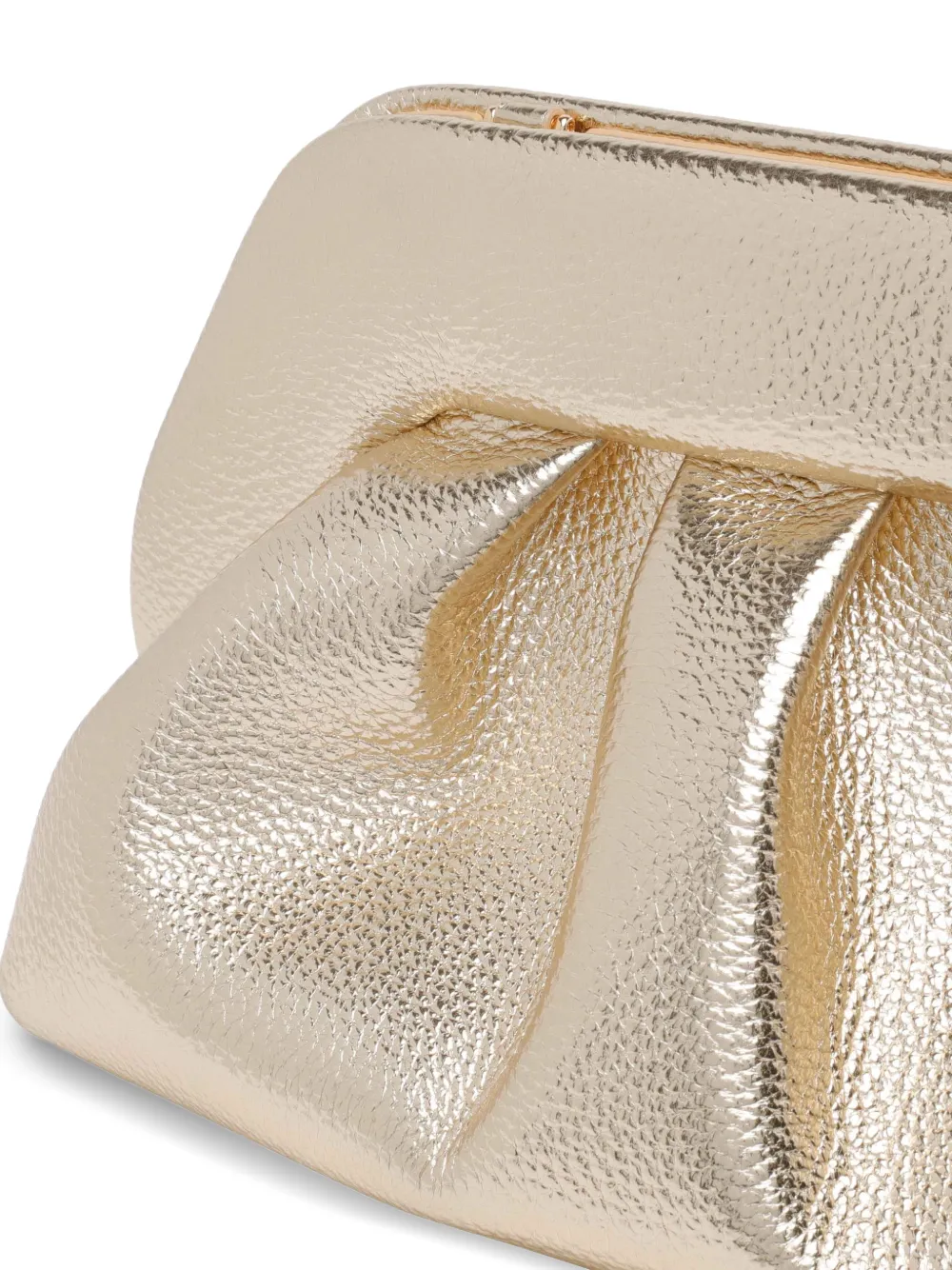 Themoirè Bios medium clutch Goud