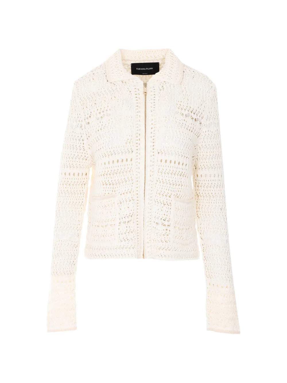 Fabiana Filippi zip-up cardigan - Toni neutri