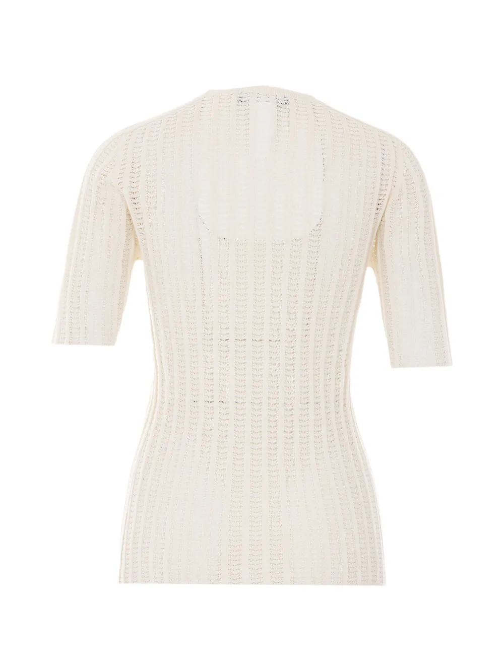 Fabiana Filippi T-shirt met ronde hals Beige