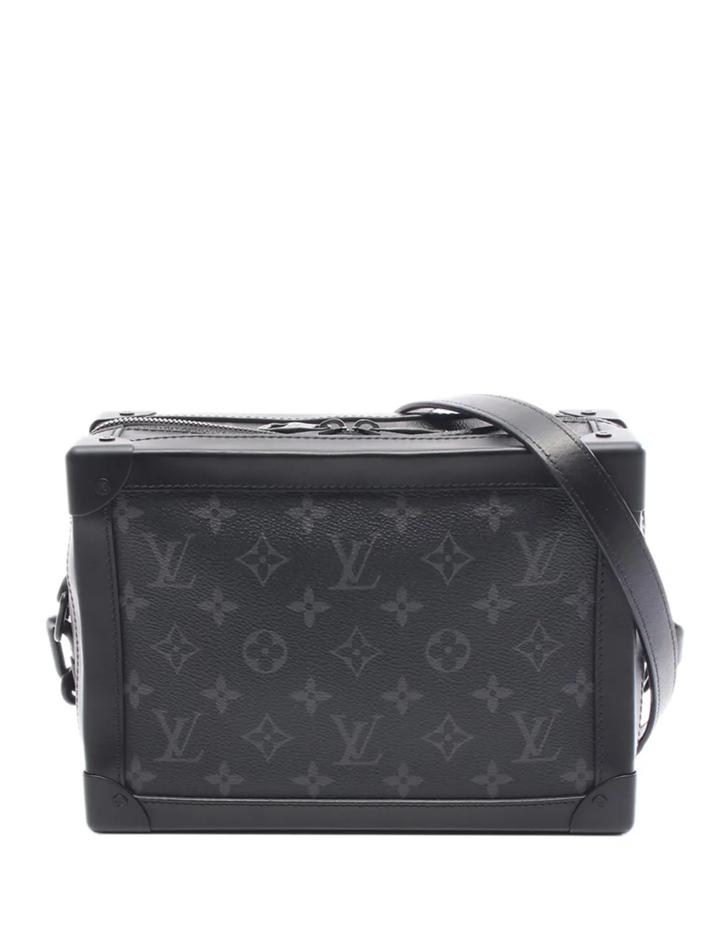 Louis Vuitton Pre-Owned Borsa a tracolla Monogram Eclipse Soft Trunk 2019 - Nero