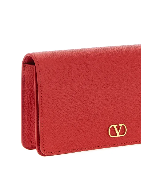 Valentino Garavani Vロゴ シグネチャーショルダーバッグ | レッド