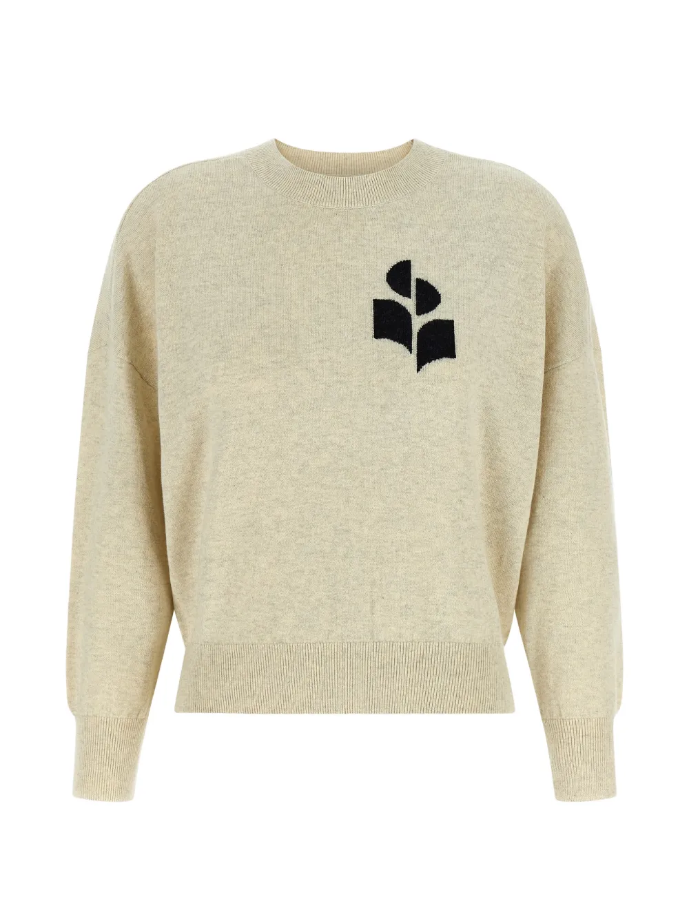 MARANT ÉTOILE Marisans logo-intarsia crew-neck sweater - Grigio