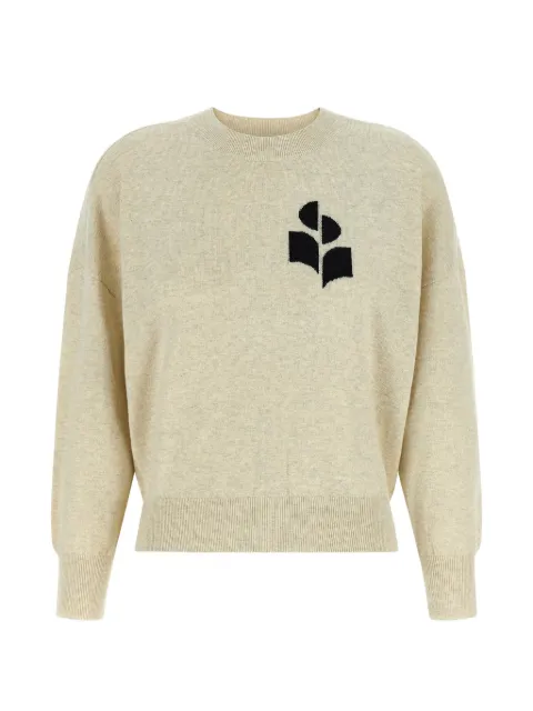 MARANT ÉTOILE — Marisans logo-intarsia crew-neck sweater