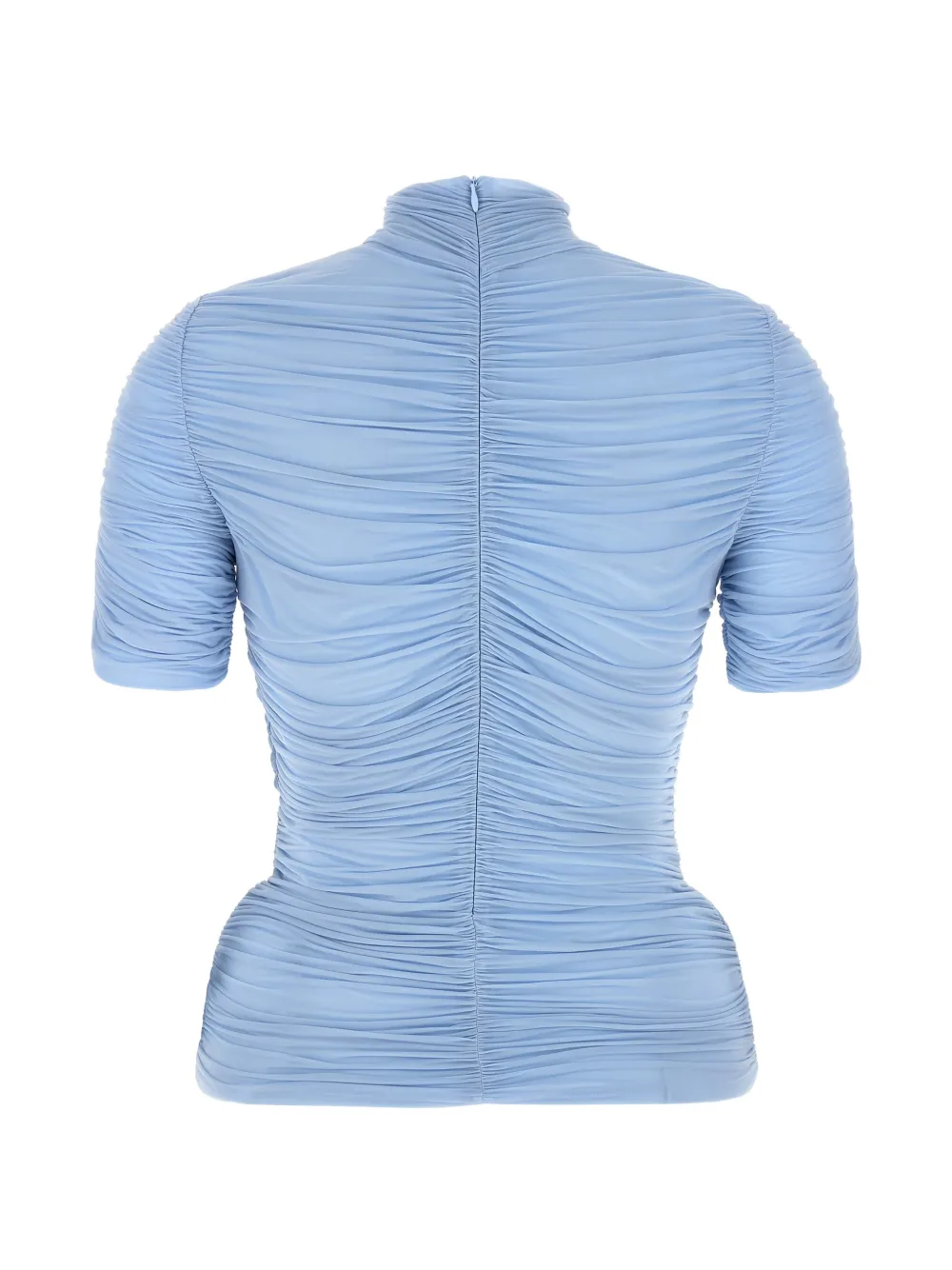 Magda Butrym Zijden top met bloemenprint Blauw