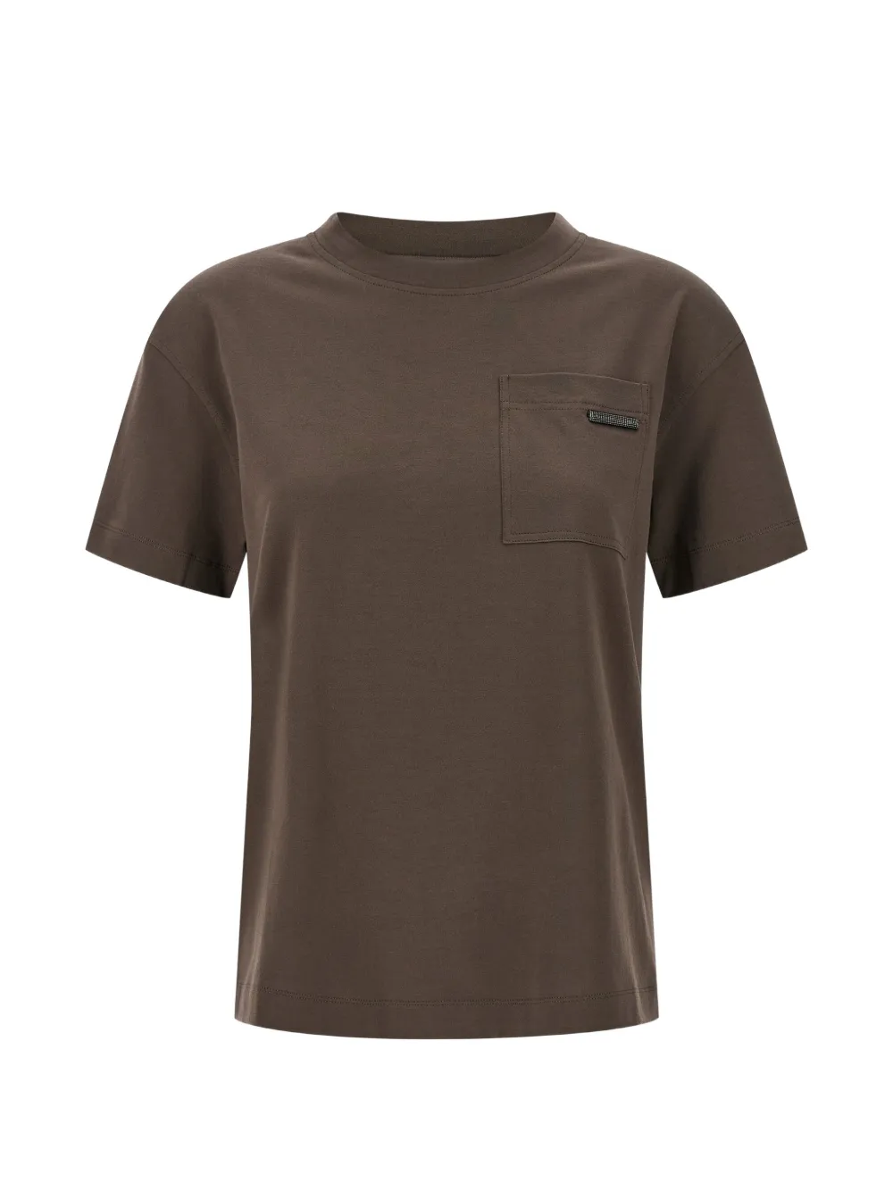 Brunello Cucinelli pocket T-shirt - Marrone