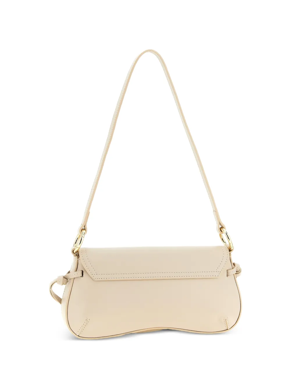  Twinset Leather Shoulder Bag - Neutrals 