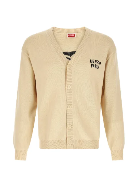 Kenzo boke-heart V-neck cardigan