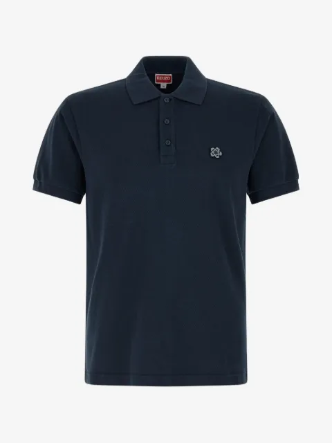 Kenzo flower-patch polo shirt