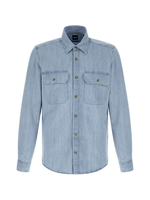 BOSS H-리암 체스트 포켓 버튼 셔츠