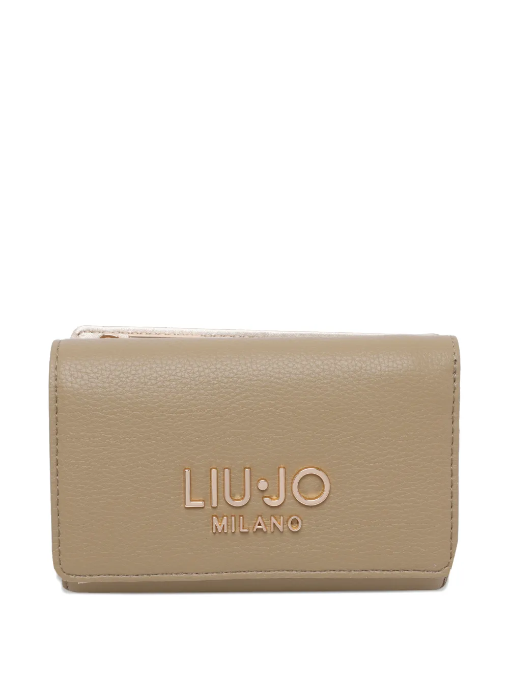 LIU JO logo clip wallet - Toni neutri