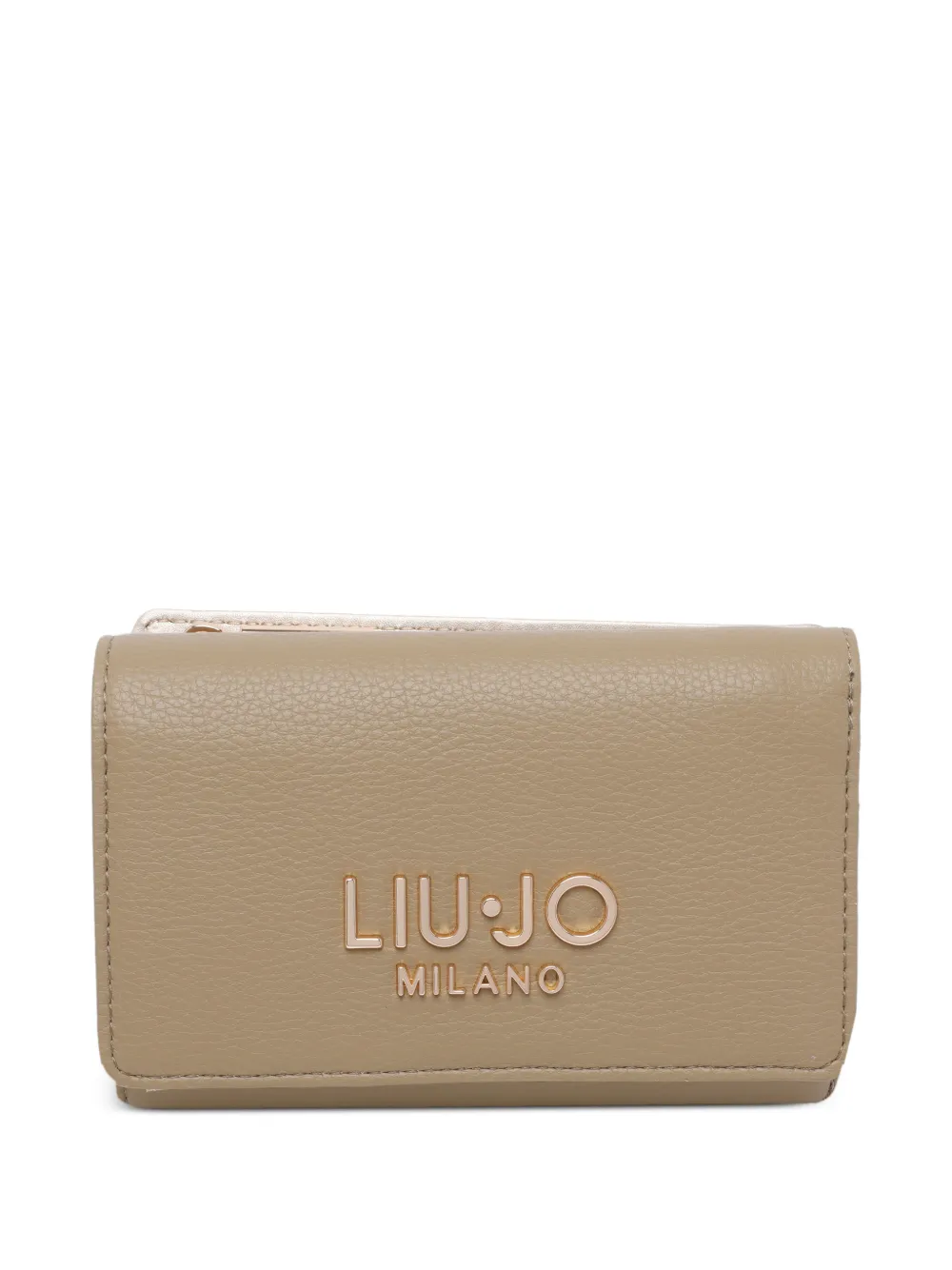 LIU JO logo clip wallet - Toni neutri