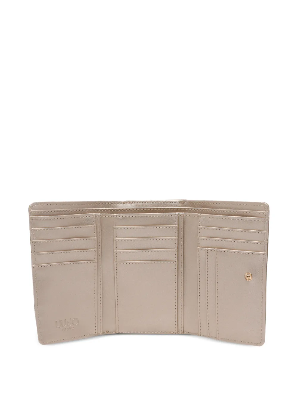  Liu Jo Logo Clip Wallet - Neutrals 