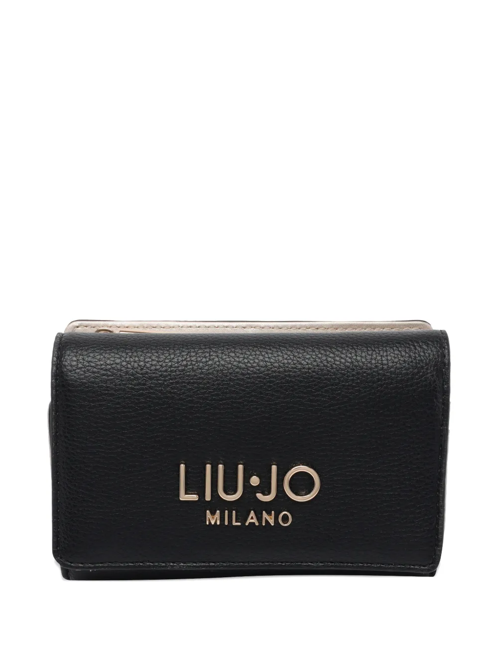 LIU JO logo clip wallet - Nero