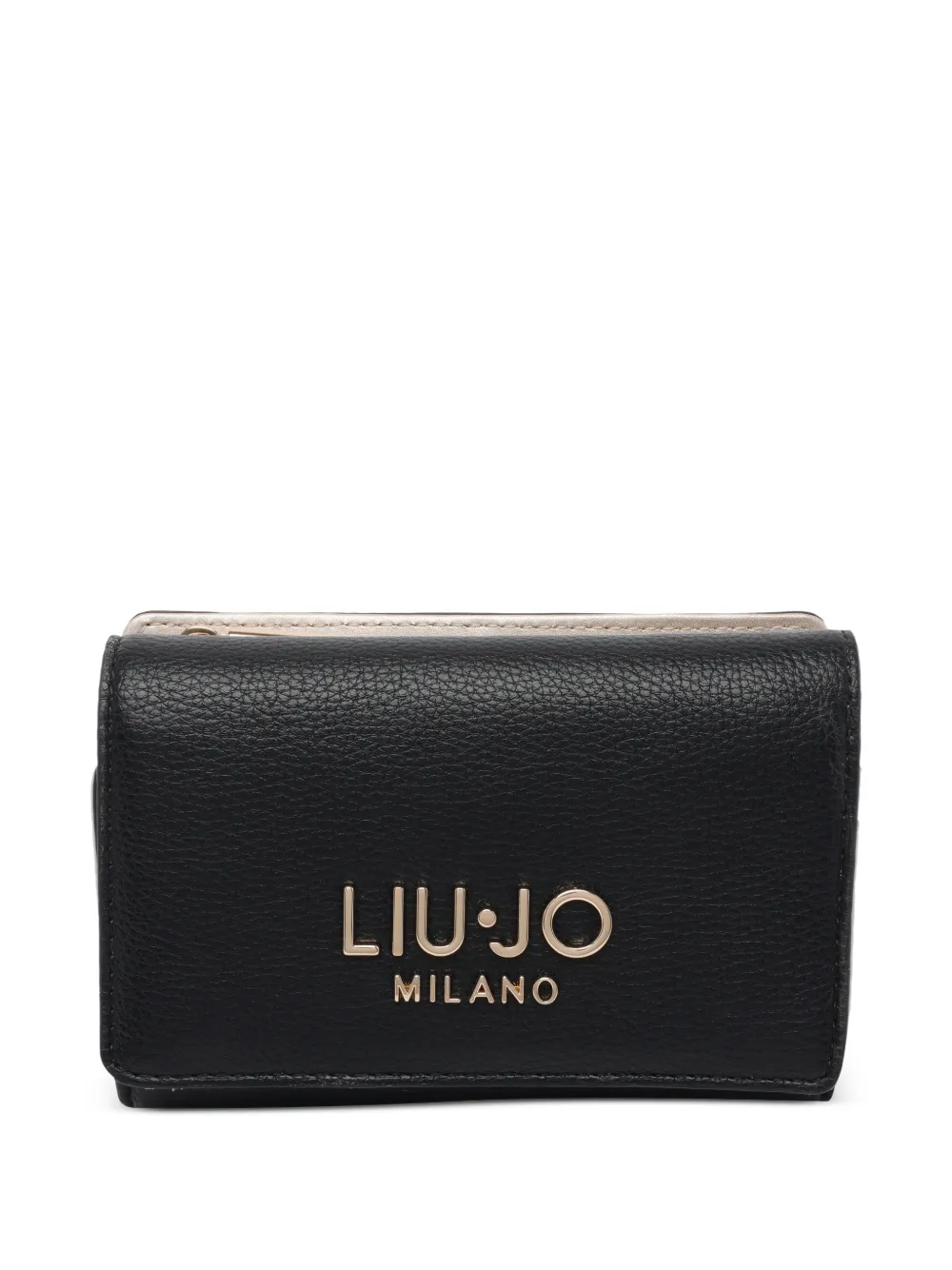 LIU JO logo clip wallet - Nero