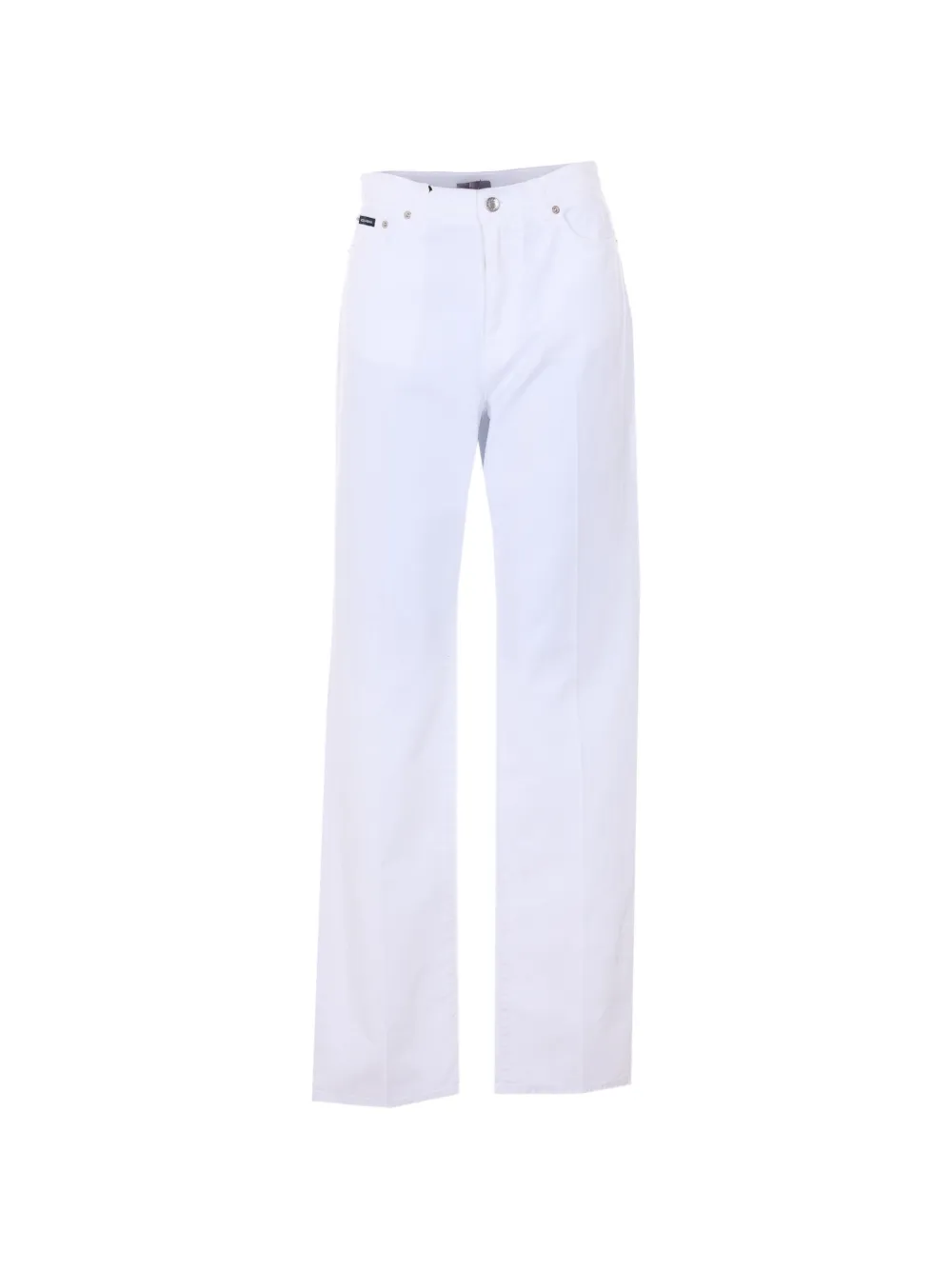 Dolce & Gabbana five-pocket logo jeans - Bianco