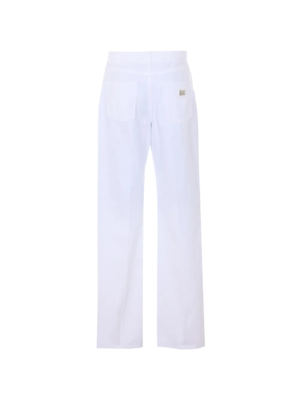  Dolce & Gabbana Five-pocket Logo Jeans - White 