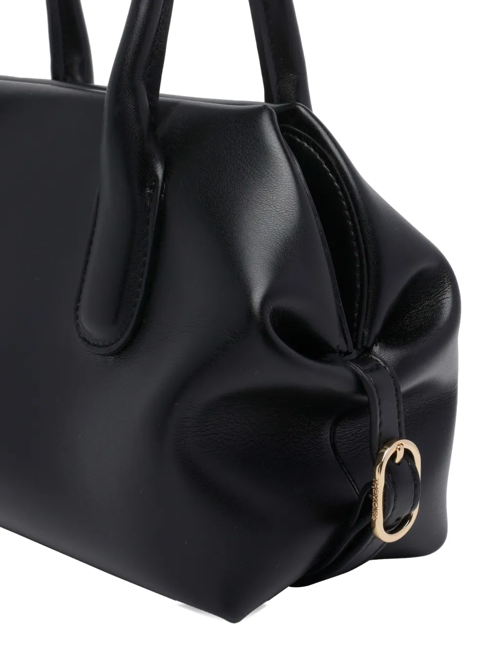 Themoirè Kleine Delia shopper met handvat Zwart