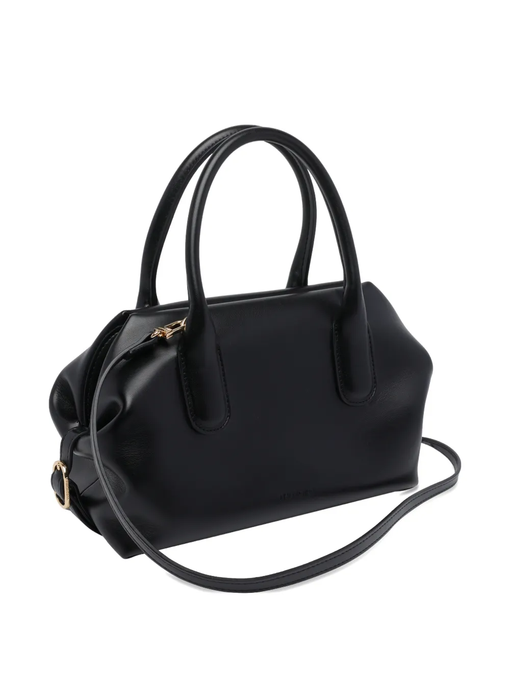 Themoirè Kleine Delia shopper met handvat Zwart