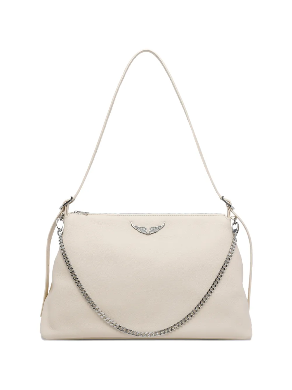 Zadig&Voltaire Jim logo-chain shoulder bag - Toni neutri
