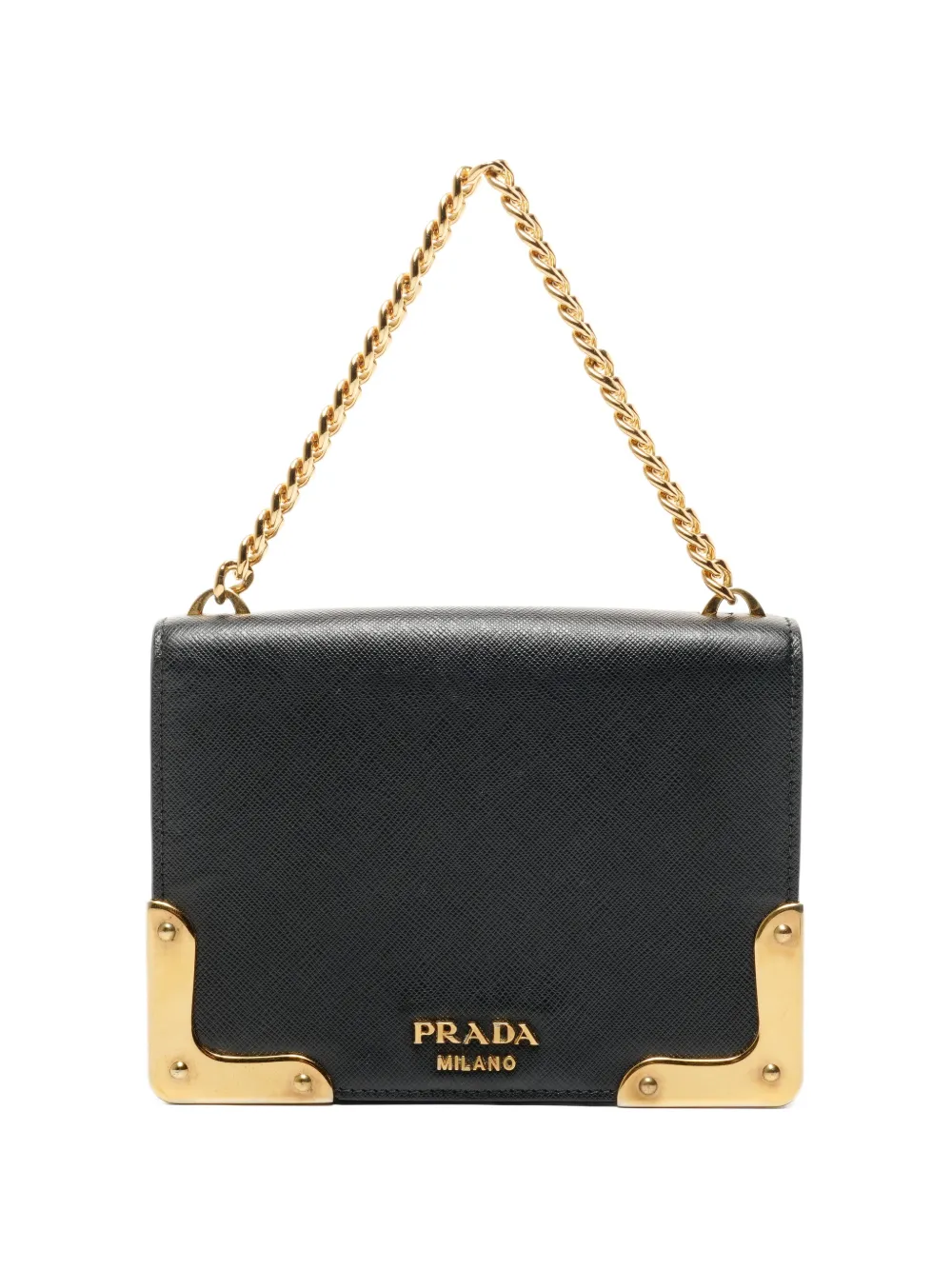 Prada Pre-Owned 2010s chain cahier handbag - Nero