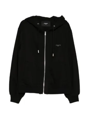 Ader Error zip-up Hoodie | Black | FARFETCH CA