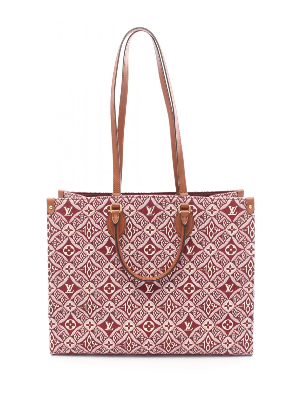 Louis Vuitton Pre-Owned 2020 Monogram Since 1854 Onthego GM satchel - Rosso