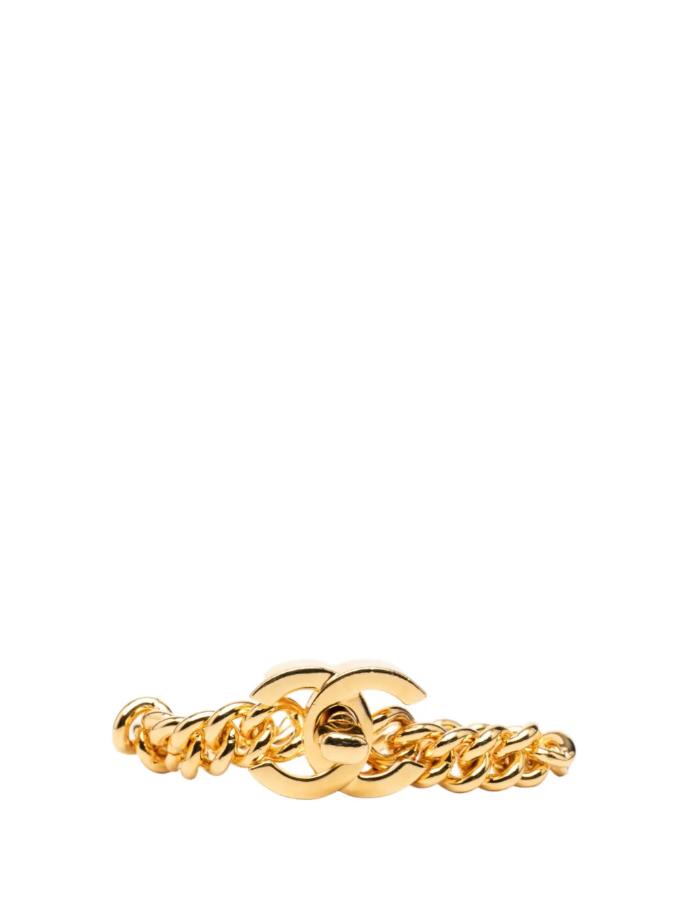 CHANEL Pre-Owned Bracciale con logo CC anni '90-2000 - Oro