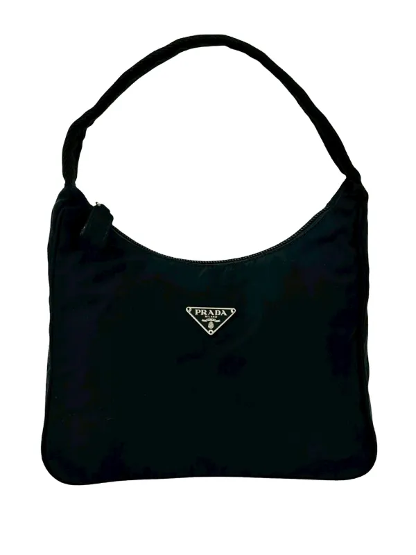 PRADA プラダ TESSUTO SPORT ミニバッグ 黒 白タグ16 PRADA プラダ