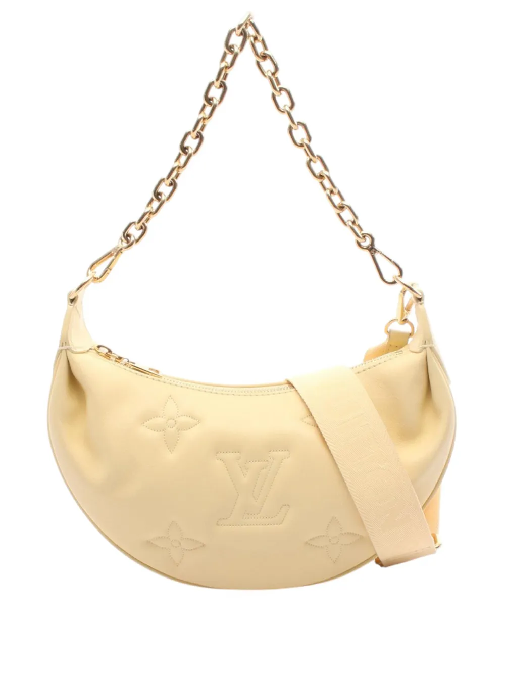 Louis Vuitton Pre-Owned 2021-2026 Leather Bubblegram Over The Moon satchel - Giallo