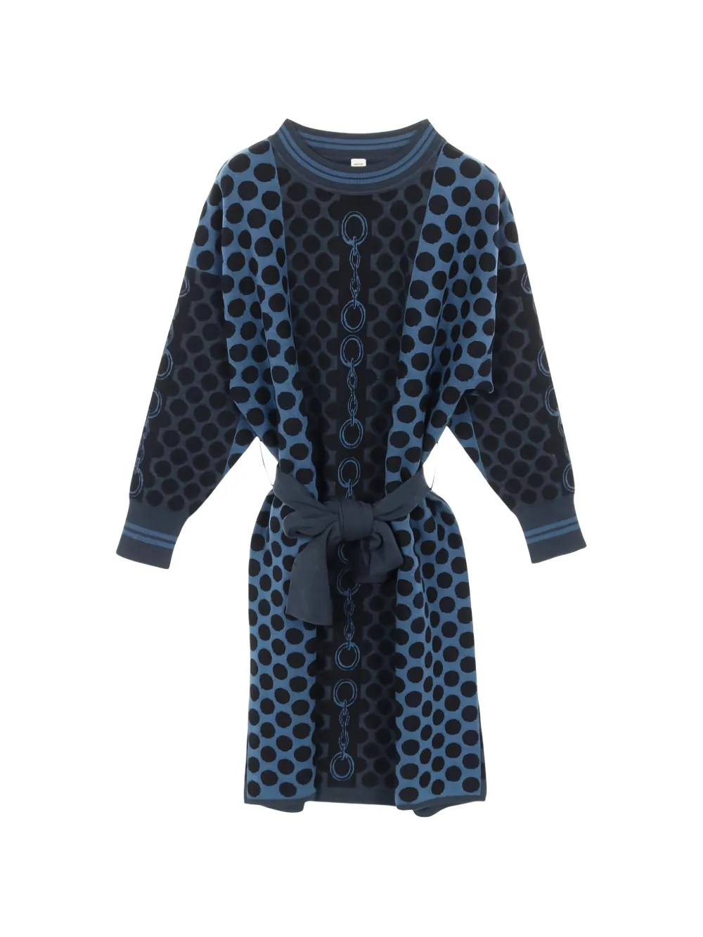 Hermès Pre-Owned long-sleeved dress - Blu