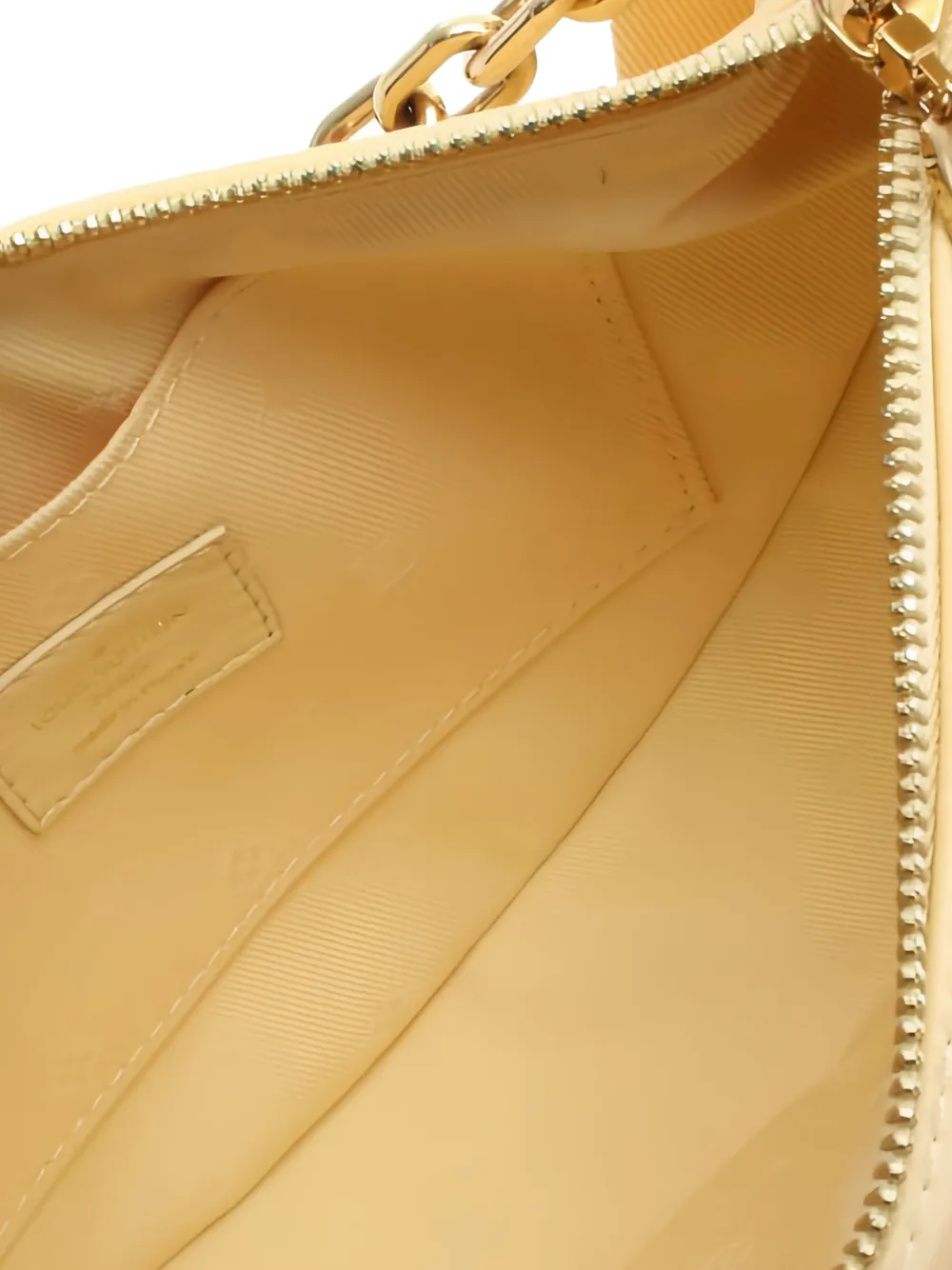 2010s Bubble Chain Leather Shoulder Bag