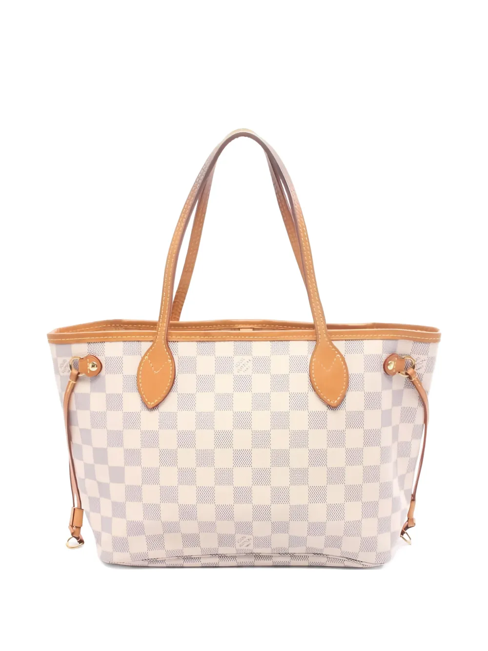 Louis Vuitton Pre-Owned 2017 PM Neverfull checkered tote bag - Toni neutri