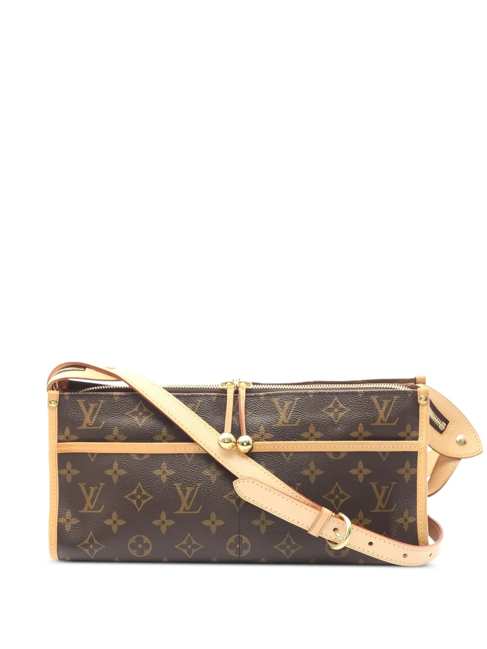 Louis Vuitton Pre-Owned 2006 Popincourt monogram-canvas leather shoulder bag - Marrone