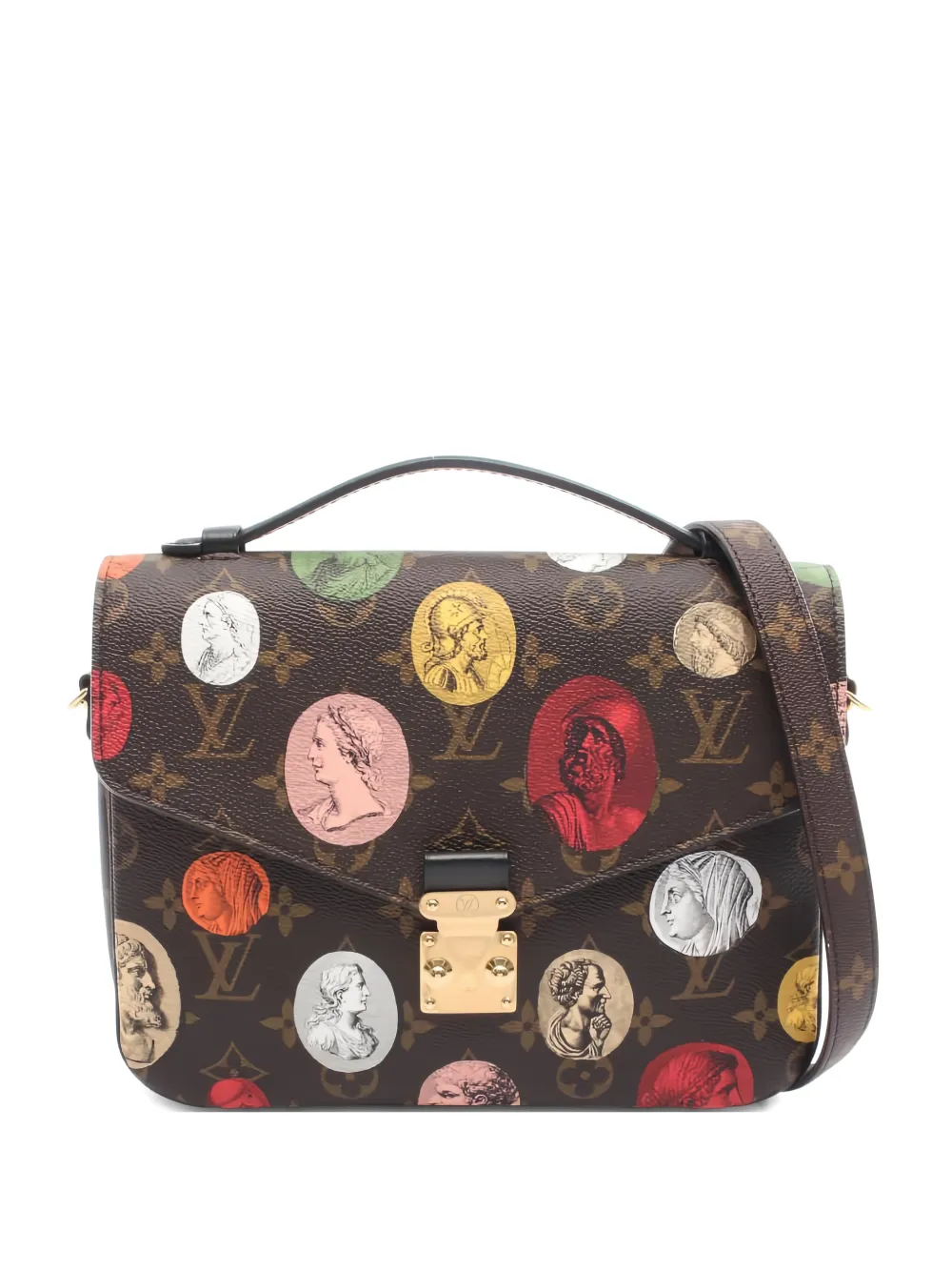 Louis Vuitton Pre-Owned x Fornasetti 2010s MM Metis handbag - Marrone