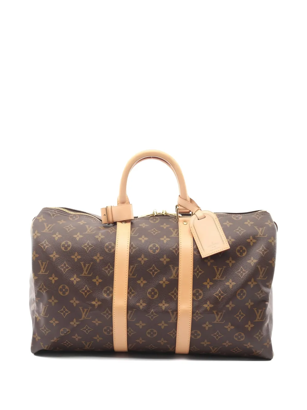 Louis Vuitton Pre-Owned 1998 45 Keepall monogram leather boston tote bag - Braun