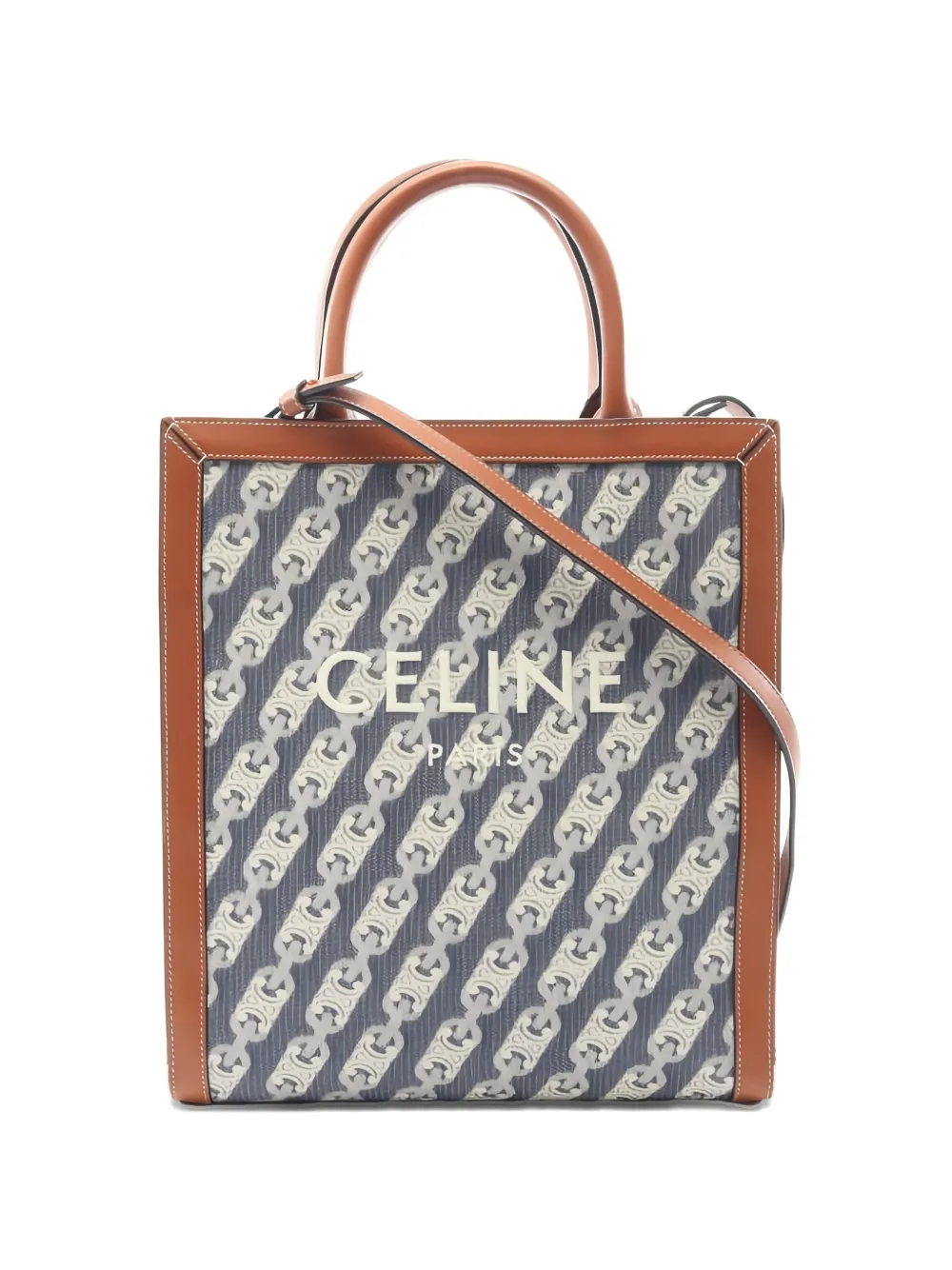 Celine Pre-Owned 2010s small Vertical Cabas Maillon Triomphe tote bag - Blu