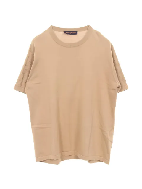 Louis Vuitton Pre-Owned t-shirt à manches monogrammées (années 2010)