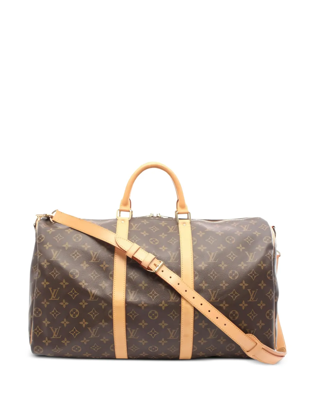 Louis Vuitton Pre-Owned 2004 50 Keepall Bandouliere monogram boston luggage - Marrone