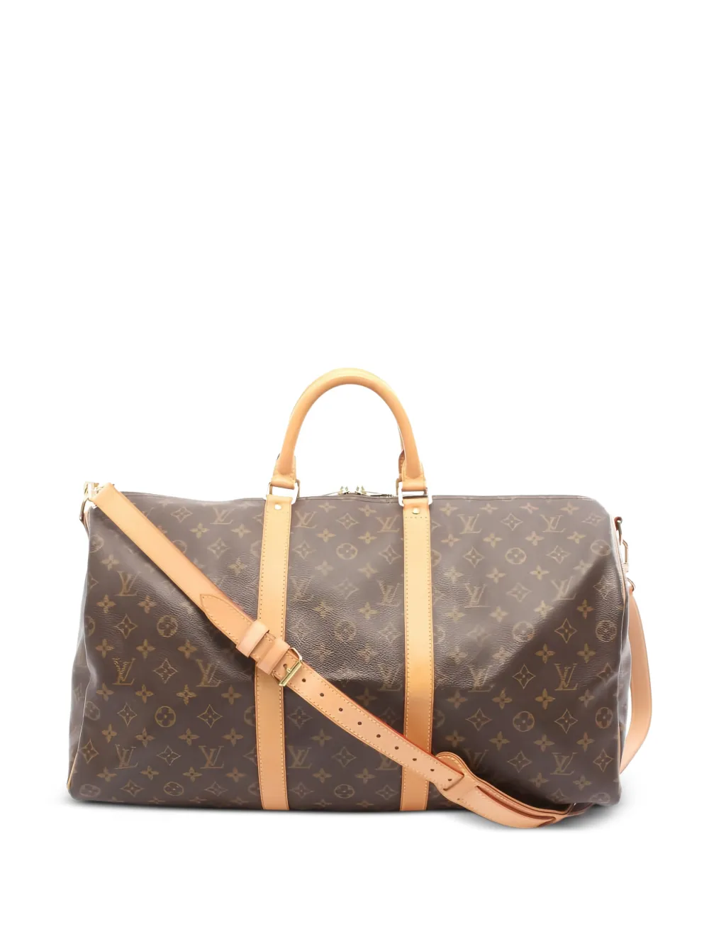 Louis Vuitton Pre-Owned 2002 50 Keepall Bandouliere Monogram luggage bag - Marrone