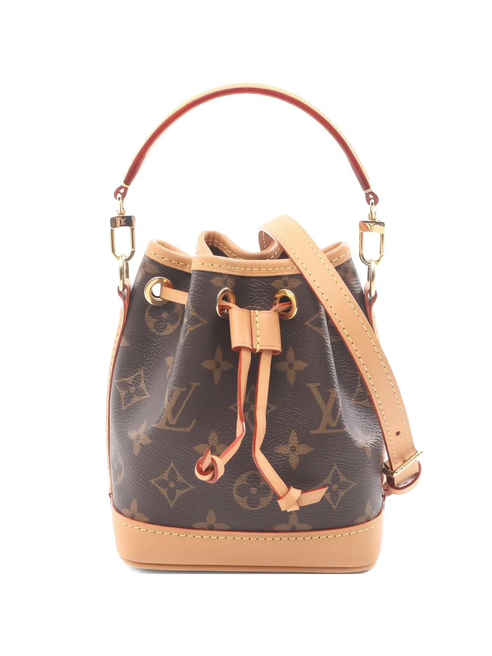 Louis Vuitton Pre-Owned 2021 Nano Noé Monogram bucket bag - Marrone