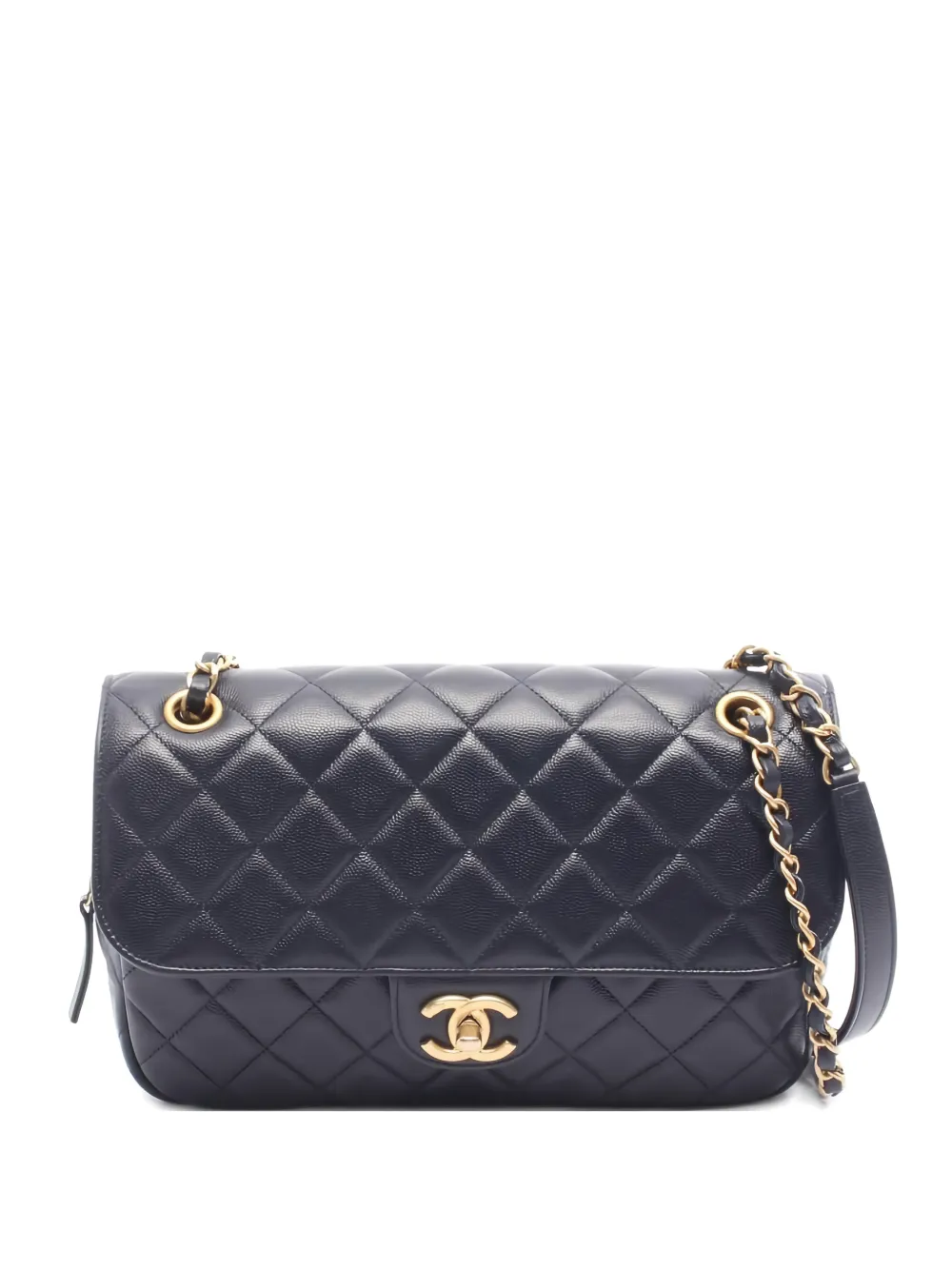 CHANEL Pre-Owned 2021 matelassé shoulder bag - Blu